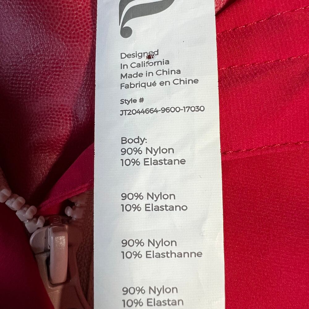 Fabletics Red Drawstring Waist Jacket - Picture 11 of 16